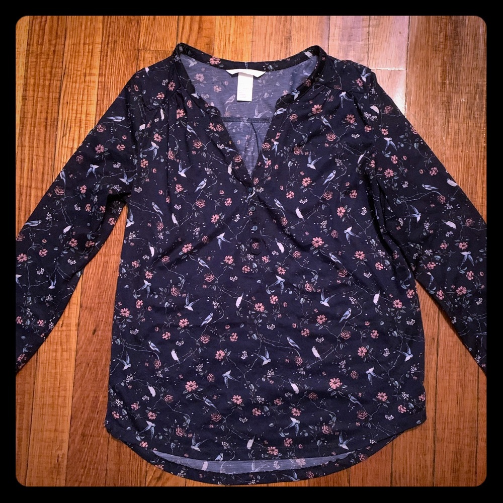 H&M print blouse